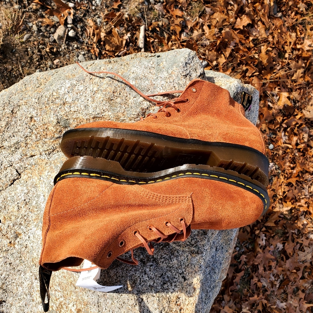 Dr. Martens Suede Leather Boots Made in England Size 11, USA Men's Size 12 - Picture 6 of 15